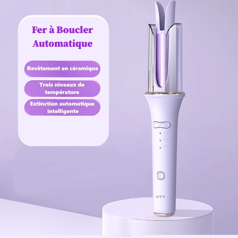 fer à boucler pour cheveux pourpre sur ookiz france